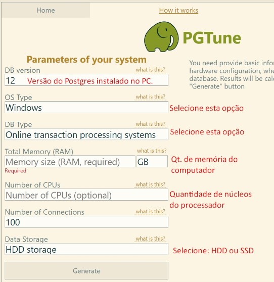 Lentidão do PostgreSQL | Adaptive Wiki
